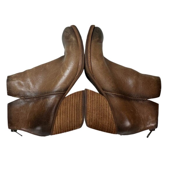 Kork-Ease Chandra II Brown Leather Booties Women Size 9 Cowgirl Western Rodeo - Picture 6 of 11